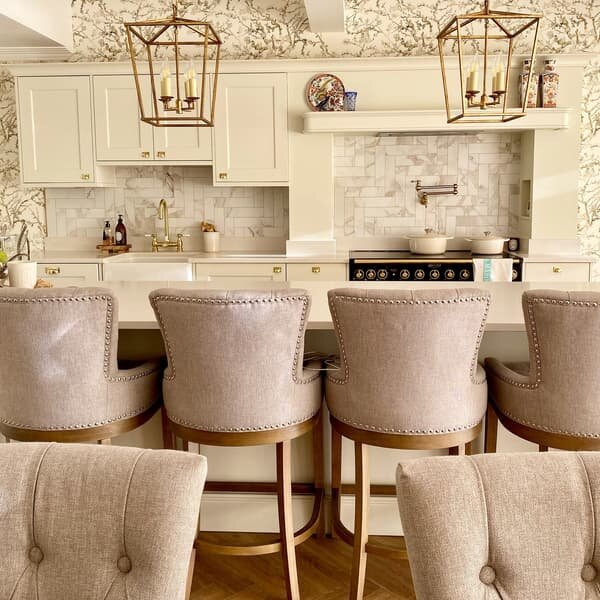 Darlana Pendant Gilded Iron, Pendant Light, Mini - Andrew Martin
