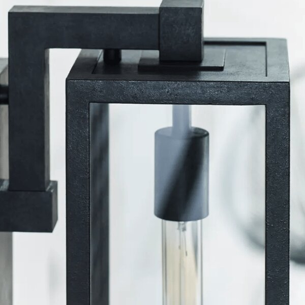 Fresno Wall Light, Small, Black - Andrew Martin
