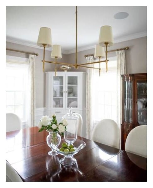 Bryant Chandelier Brass, Hand-Rubbed Antique Brass - Andrew Martin