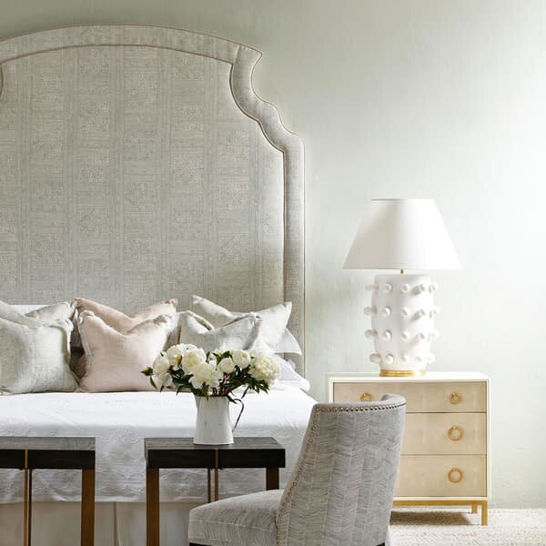 Linden Table Lamp White, Table Lamp, Medium, Plaster White - Andrew Martin