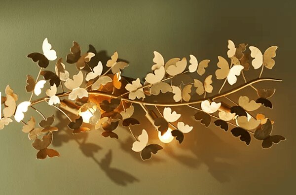 Farfalle Wall Light Gild, Wall Light - Andrew Martin