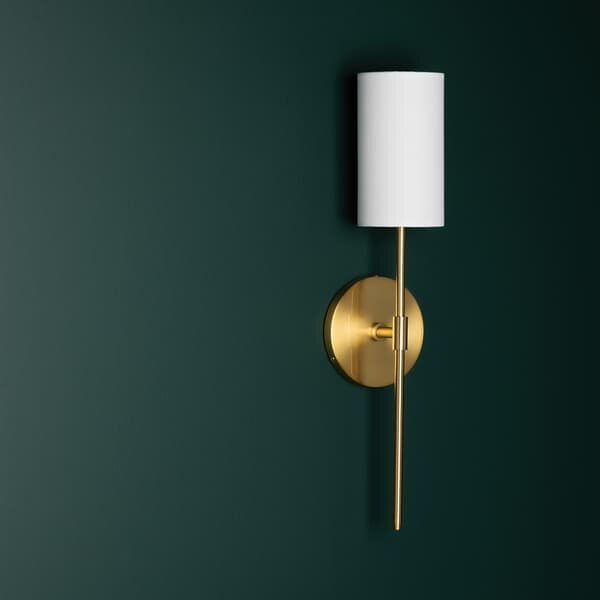 Olivia Wall Light Brass, Wall Light, Aged Brass - Andrew Martin