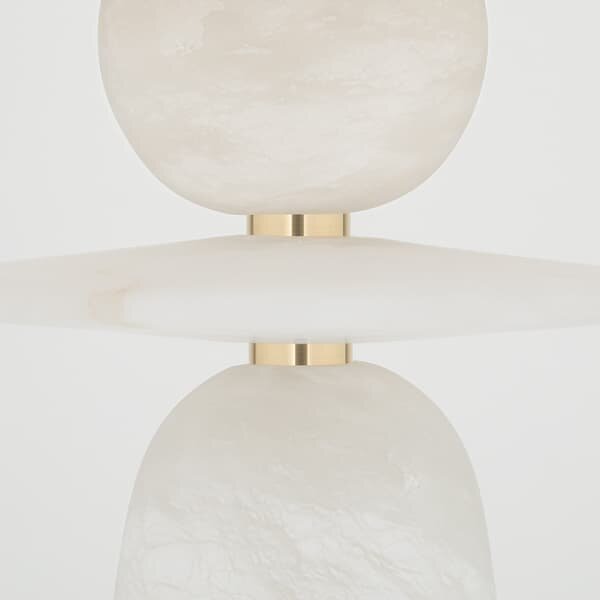 Montgomery Table Lamp, Table Lamp, White - Andrew Martin