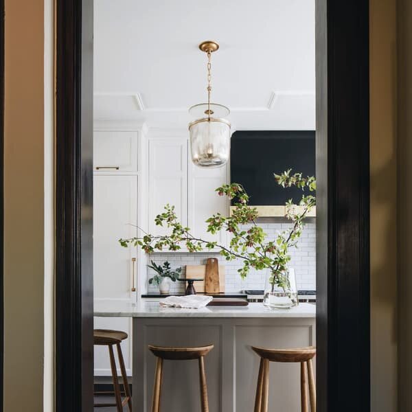 Lorford Pendant Gilded Iron, Pendant Light - Andrew Martin
