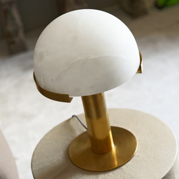 Melange Desk Lamp, Desk Lamp, Brass - Andrew Martin