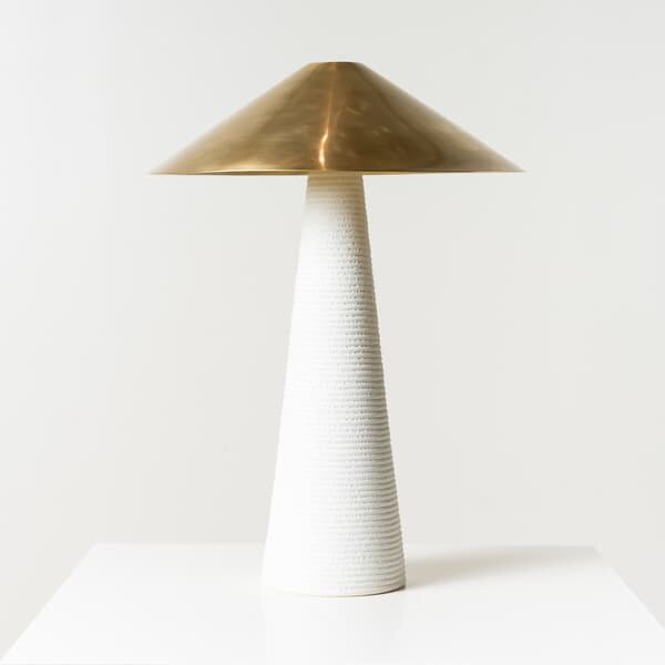 Miramar Table Lamp White, Table Lamp, Porous White - Andrew Martin