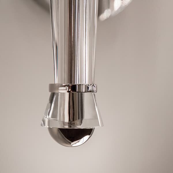 Volta Wall Light, Nickel - Andrew Martin