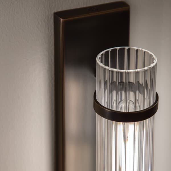 Shaw Wall Light Bronze, Wall Light, Old Bronze - Andrew Martin