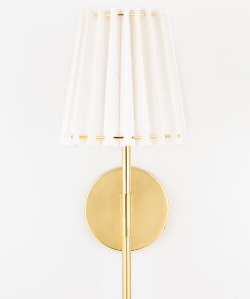 Demi Tall Wall Light Brass, Wall Light, Aged Brass - Andrew Martin