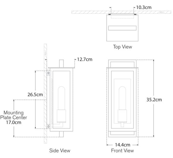 Halle Wall Light, Medium - Andrew Martin