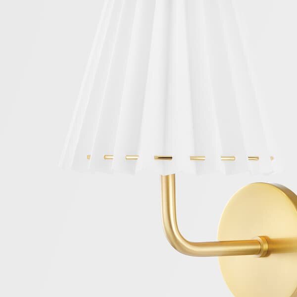 Demi Wall Light Brass, Wall Light, Aged Brass - Andrew Martin