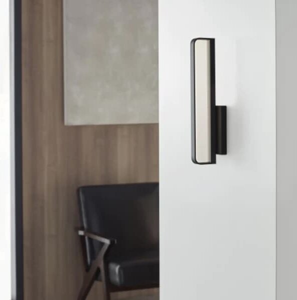 Banda Wall Light Black, Wall Light, Matte Black - Andrew Martin