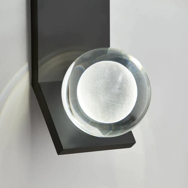 Mina Wall Light Nightshade Black, Wall Light - Andrew Martin