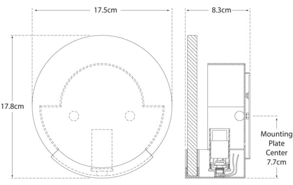 Melange Disc Wall Light Bronze, Wall Light - Andrew Martin