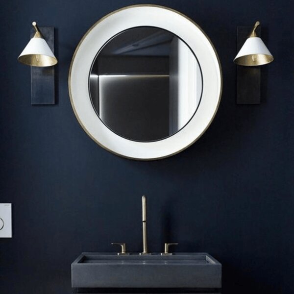 Cleo Wall Light White, Wall Light, Matte White - Andrew Martin