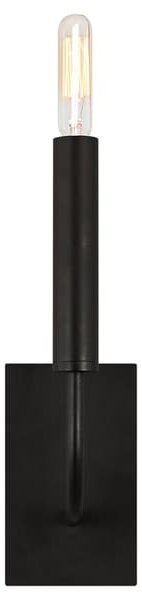 Brianna Single Wall Light Iron, Wall Light, Aged Iron - Andrew Martin