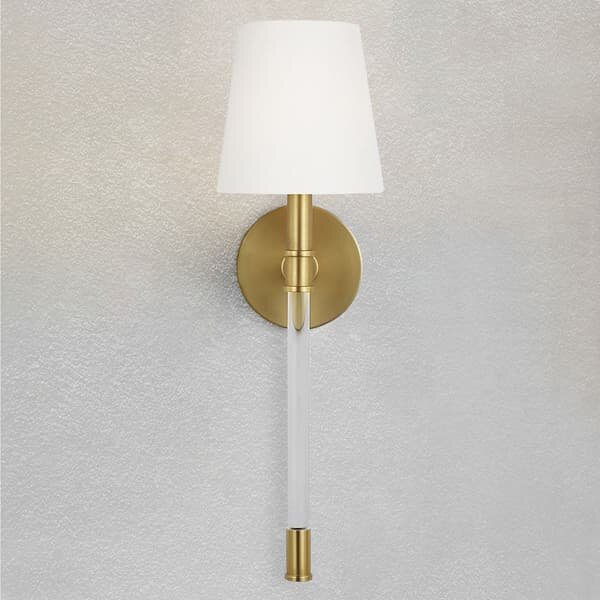 Hanover Wall Light Brass, Wall Light, Burnished Brass - Andrew Martin