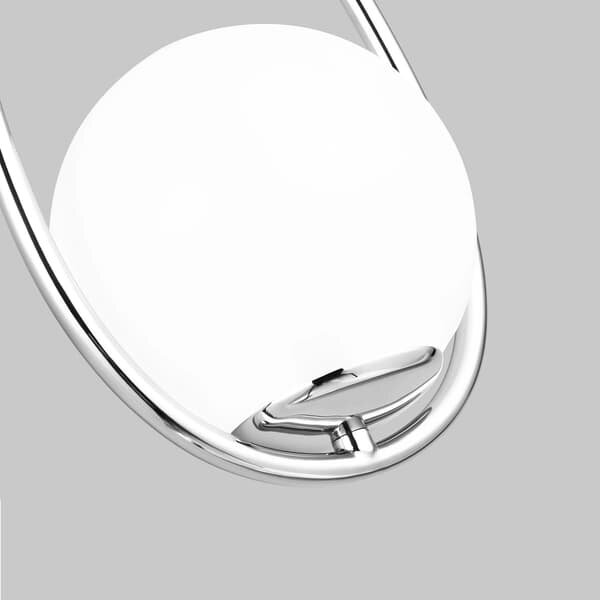 Galassia Wall Light Nickel, Wall Light, Polished Nickel - Andrew Martin