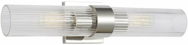 Geneva Wall Light Nickel, Wall Light, Polished Nickel - Andrew Martin