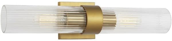 Geneva Wall Light Brass, Wall Light, Burnished Brass - Andrew Martin
