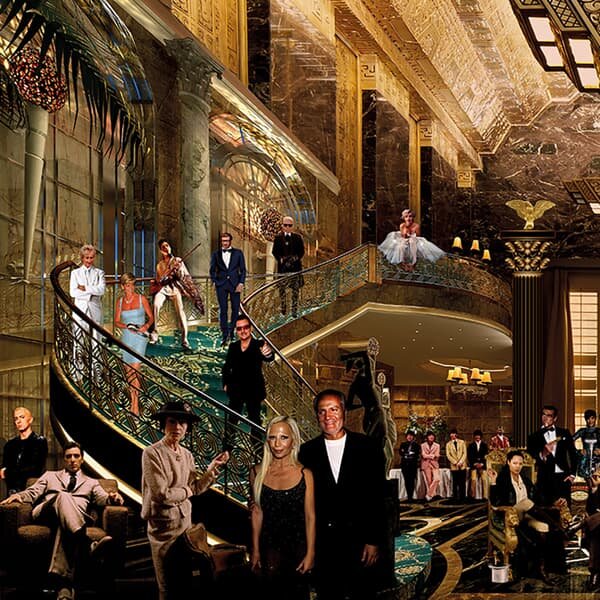Party Of The Century 250X120 - Plexiglass, 250cm x 120cm - Andrew Martin