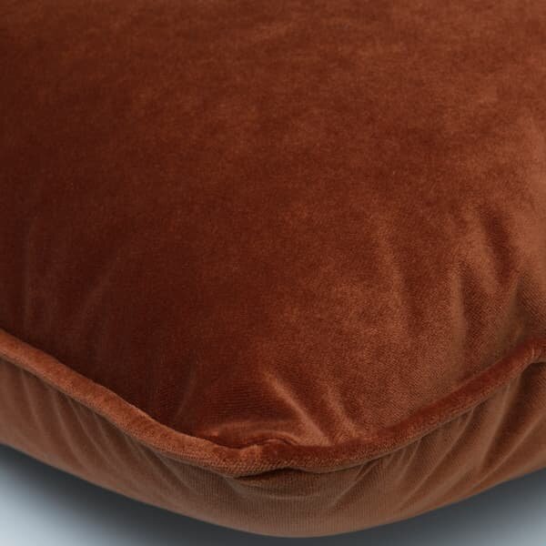 Firepit Spice, Hollowfibre, Cushion - Andrew Martin Eco-conscious & Velvet Plain