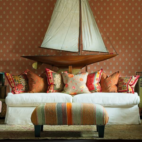 Constantine Custom Ottoman, Constantine Footstool, Stool - Andrew Martin