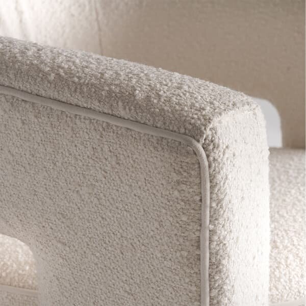 Madison Swivel Chair Huntsman Ivory, Swivel Chair, Huntsman Ivory - Andrew Martin Boucle