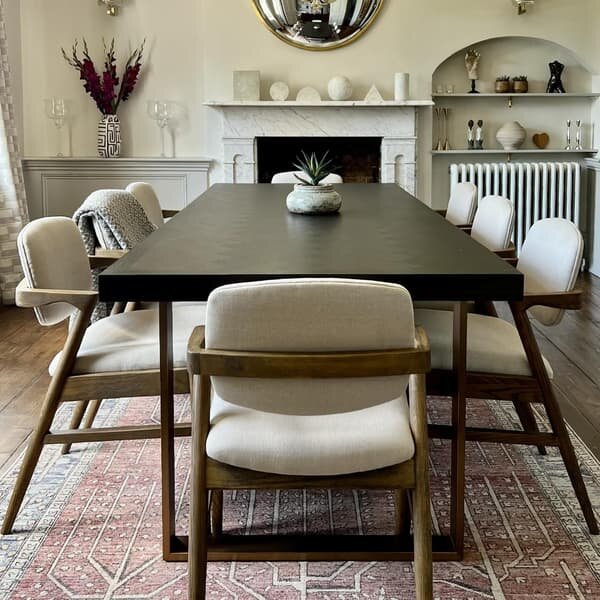 Magnus Dining Chair Cream, Dining Chair - Andrew Martin