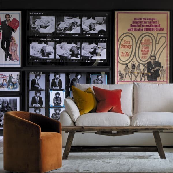Alto Dining Chair Velvet Ochre, Dining/ Arm Chair - Andrew Martin