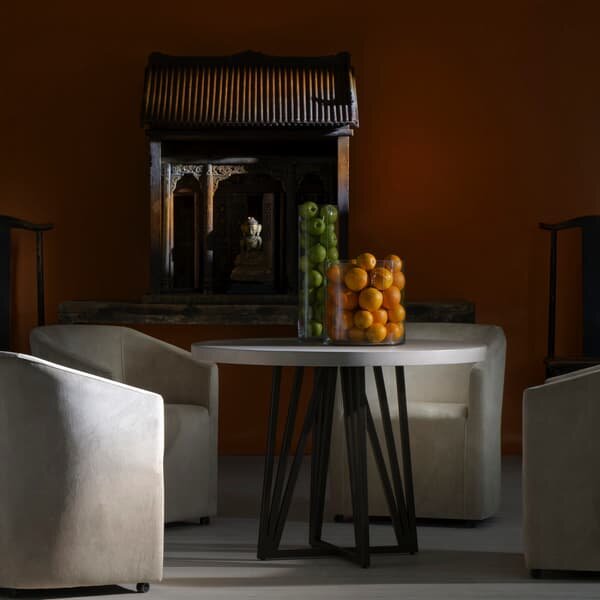 Ferdinand Dining Chair, Chair, Grey - Andrew Martin Velvet