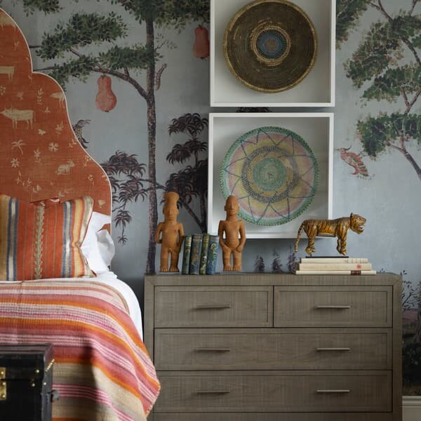 Raffles Chest Of Drawers Grey, Chest of Drawers - Andrew Martin