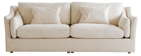 Lagoon Sofa, Sofa, Light Neutral - Andrew Martin Cotton & Linen