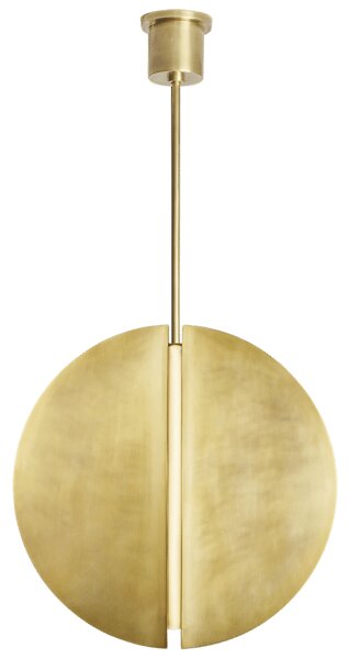 Bau Pendant Natural Brass, Light, Medium - Andrew Martin