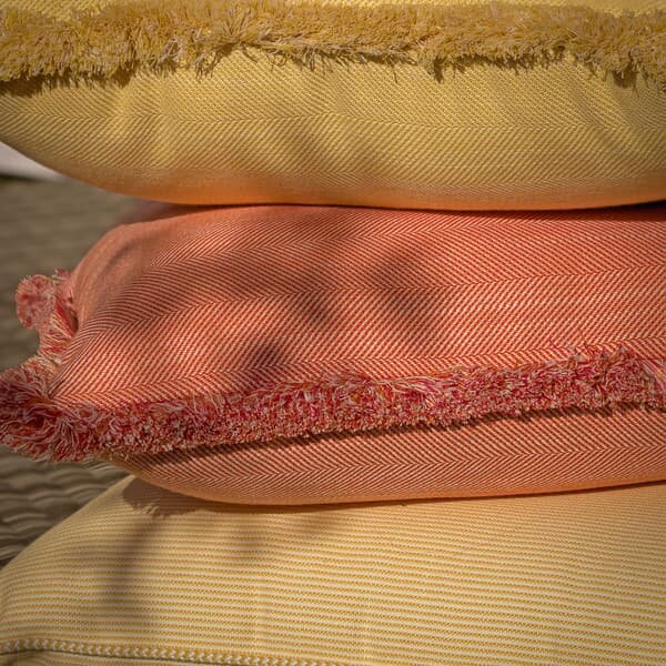 Espadrille Sole, Hollowfibre, Cushion, 55cm x 55cm - Andrew Martin Sophie Paterson Stripe