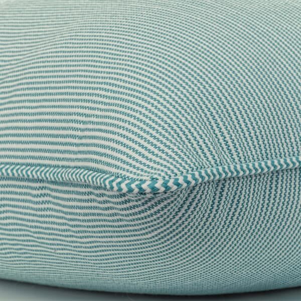 Espadrille Turquoise, Hollowfibre, Cushion, 55cm x 55cm - Andrew Martin Sophie Paterson Stripe