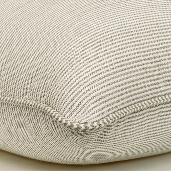 Espadrille Sand, Hollowfibre, Cushion, 55cm x 55cm - Andrew Martin Sophie Paterson Stripe