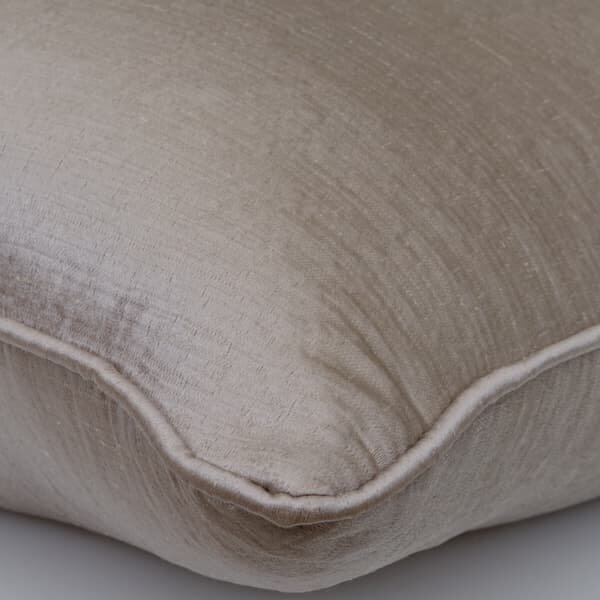 Columbus Cloud, Sustainable Feather, Cushion, 55cm x 55cm - Andrew Martin Satin Plain
