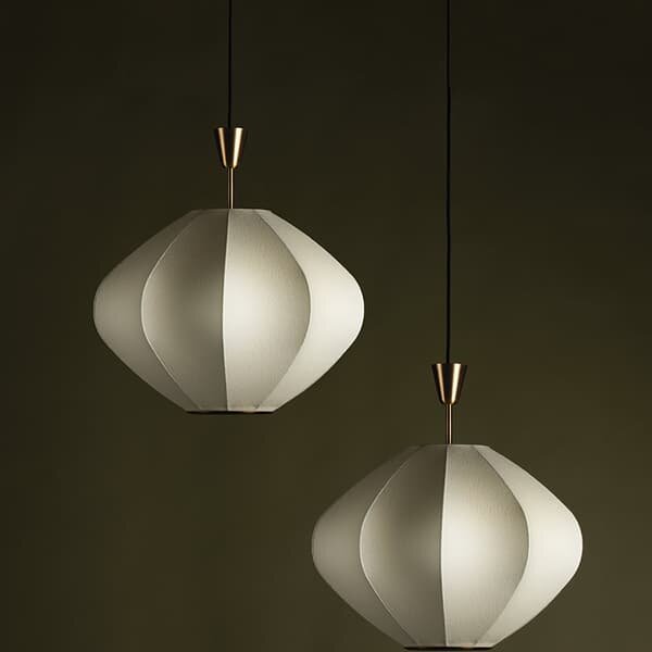 Arden Pendant, Light, Brass - Andrew Martin