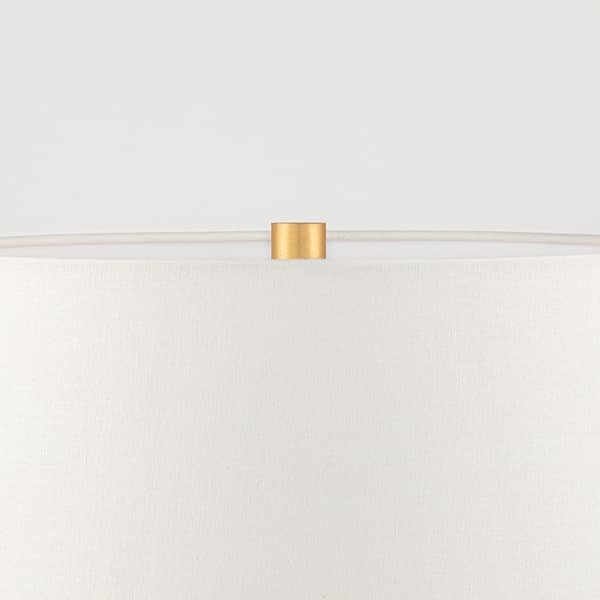 Naomi Table Lamp, Light, White - Andrew Martin