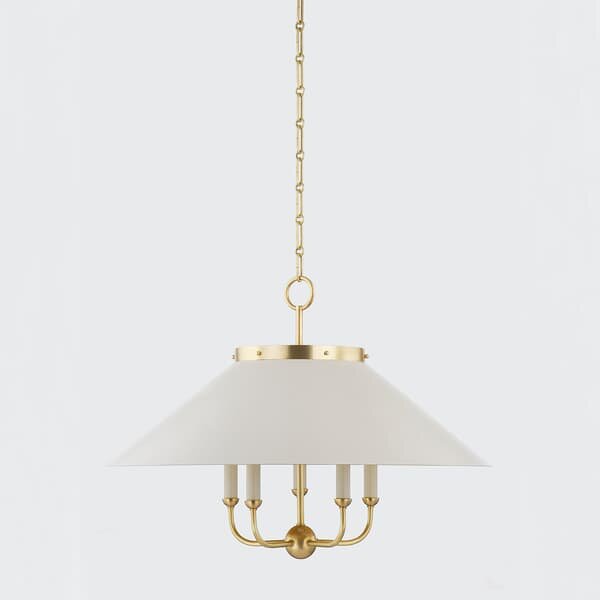Clivedon, Light, Brass/White - Andrew Martin