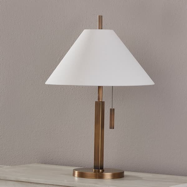 Clic Table Lamp, Light, Brass - Andrew Martin