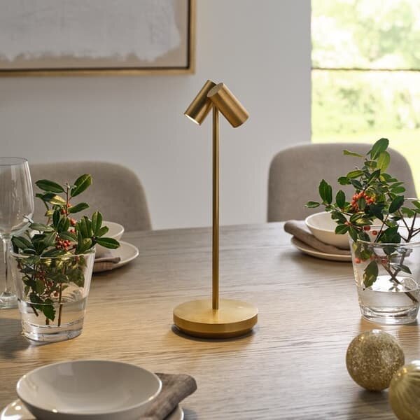 Doppia cordless, Light, Natural Brass - Andrew Martin