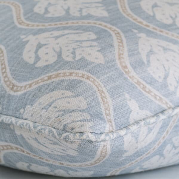 Fig Sky, Sustainable Feather, Cushion, 55cm x 55cm - Andrew Martin Linen & Linen Blend Floral & Small Prints
