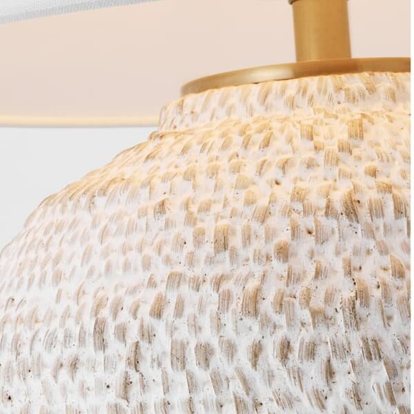 Avedon cordless, Light, Plaster White Rattan - Andrew Martin