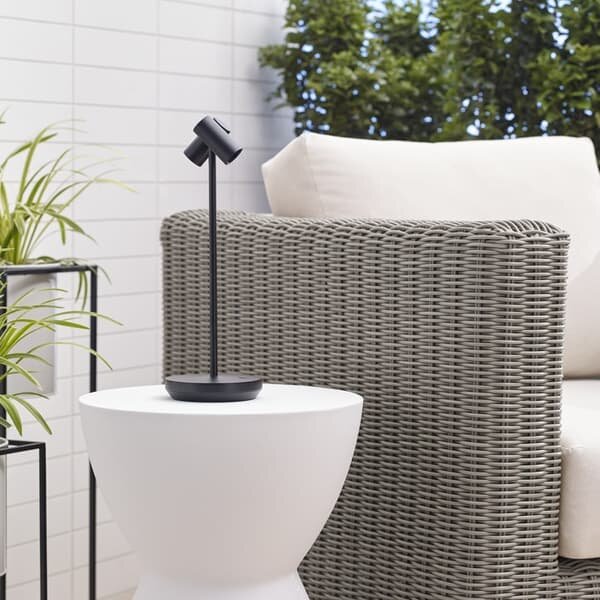 Doppia cordless, Light, Black - Andrew Martin