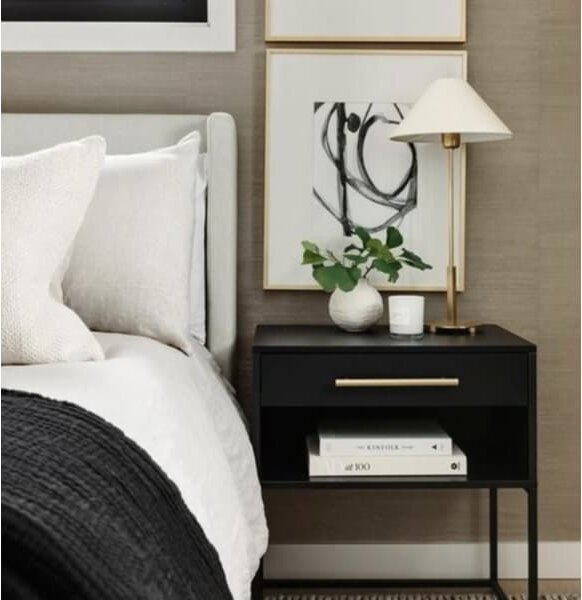 Hackney Table Lamp Brass, Light, Hand-Rubbed Antique Brass - Andrew Martin