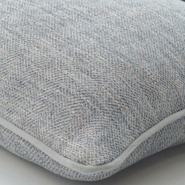 Delphini Gelato, Sustainable Feather, Cushion, 55cm x 55cm - Andrew Martin Cotton Blend Herringbone & Plain & Weave