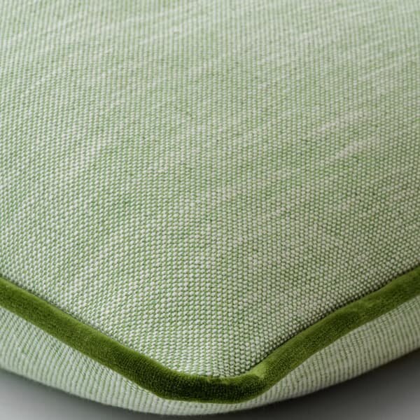 Canvas Spring, Sustainable Feather, Cushion - Andrew Martin Kit Kemp Linen & Linen Blend Plain