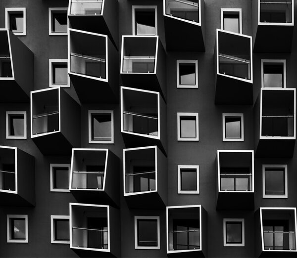 Photography Living in Boxes, Kent Mathiesen